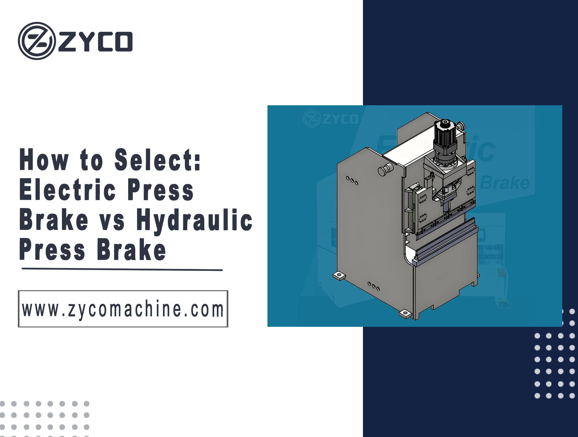 How to Select: Electric Press Brake vs Hydraulic Press Brake